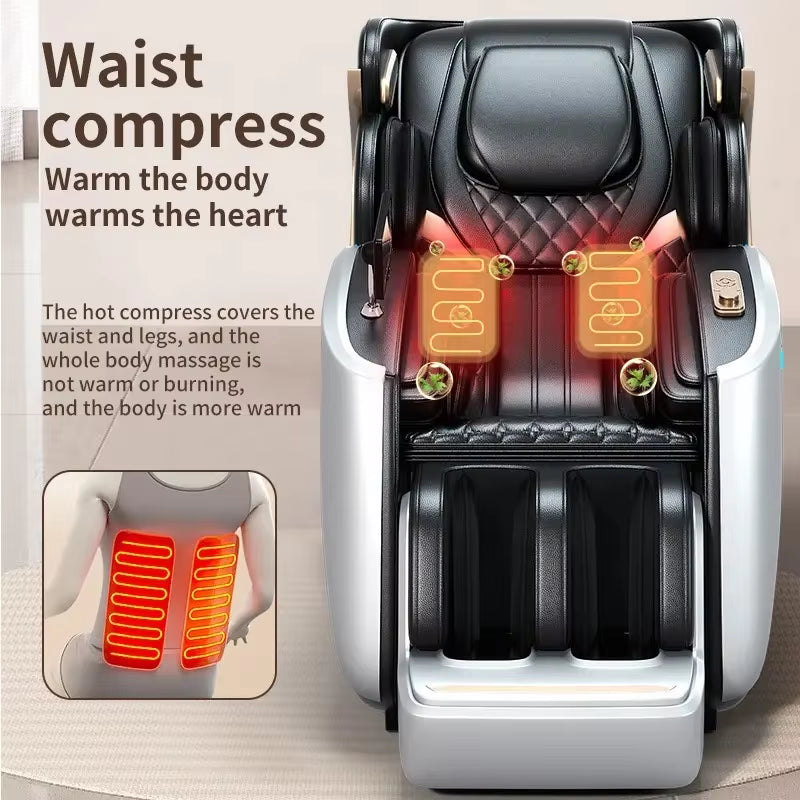 2025 Trend Luxury Home Spa Chair Massager Sofa Full Body 4D Zero Gravity SL Track Electric Shiatsu Massage Chair