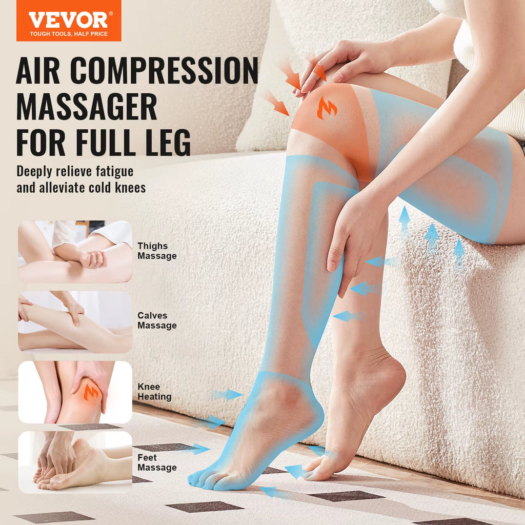 Revitalize Your Legs with Succebuy Full Leg Massager - Air Compression Boots for Ultimate Circulation and Swelling Relief